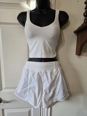 Lululemon White Women's Athletic Set